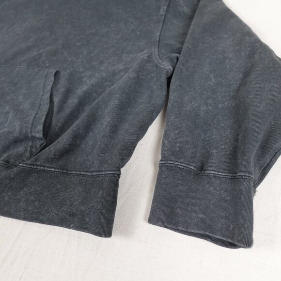 NIKE Stonewash Lightweight Crop Hoodie Women's XL Embroidered Swoosh Neon Logo - Picture 9 of 11